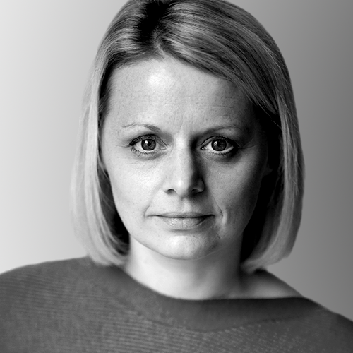 Black and White image of Catherine