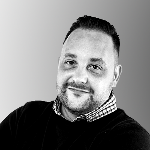 Black and White image of Chris