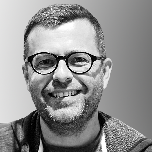 Black and White image of John