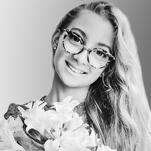 Black and White image of Verity