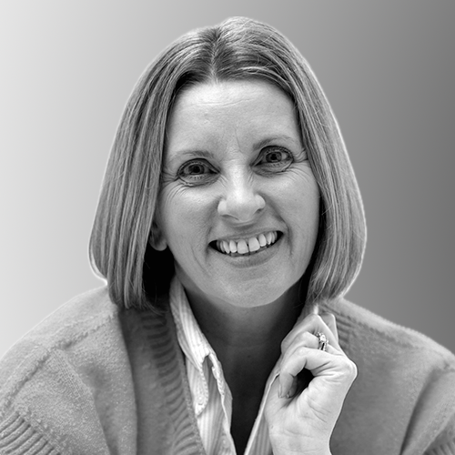 Black and White image of Sarah